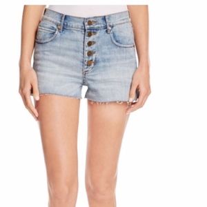 Free People ‘Carrie wash’ cut off shorts